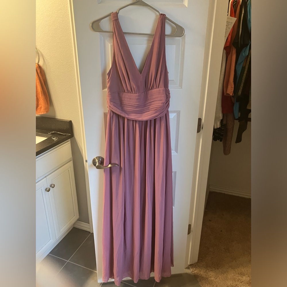 Orchid/Dusty Rose Bridesmaids Dress. Size 8.